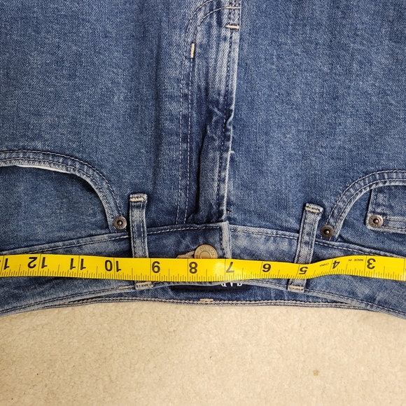 Gap Woman Blue Midi Jean Skit - Picture 4 of 6